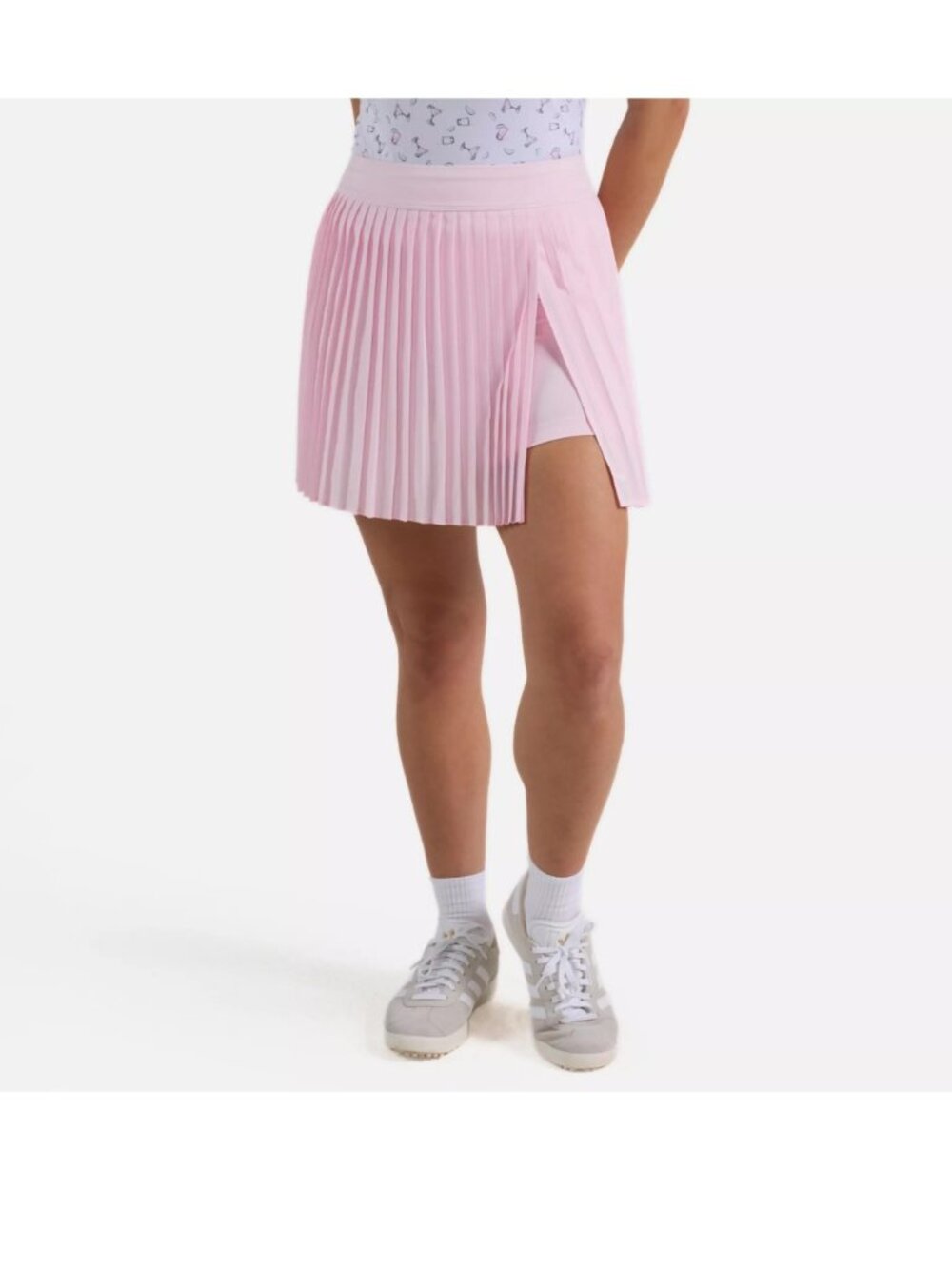 Bad Birdie Double Down Skort - Frosty Petal